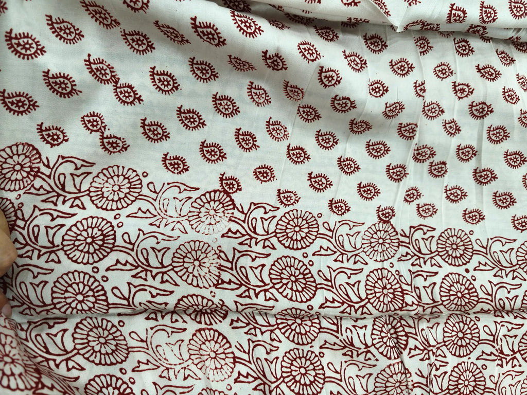 Raagrekha – Hand Block Printed Modal Silk Saree -  A graceful rhythm of Indian craftsmanship and timeless elegance.