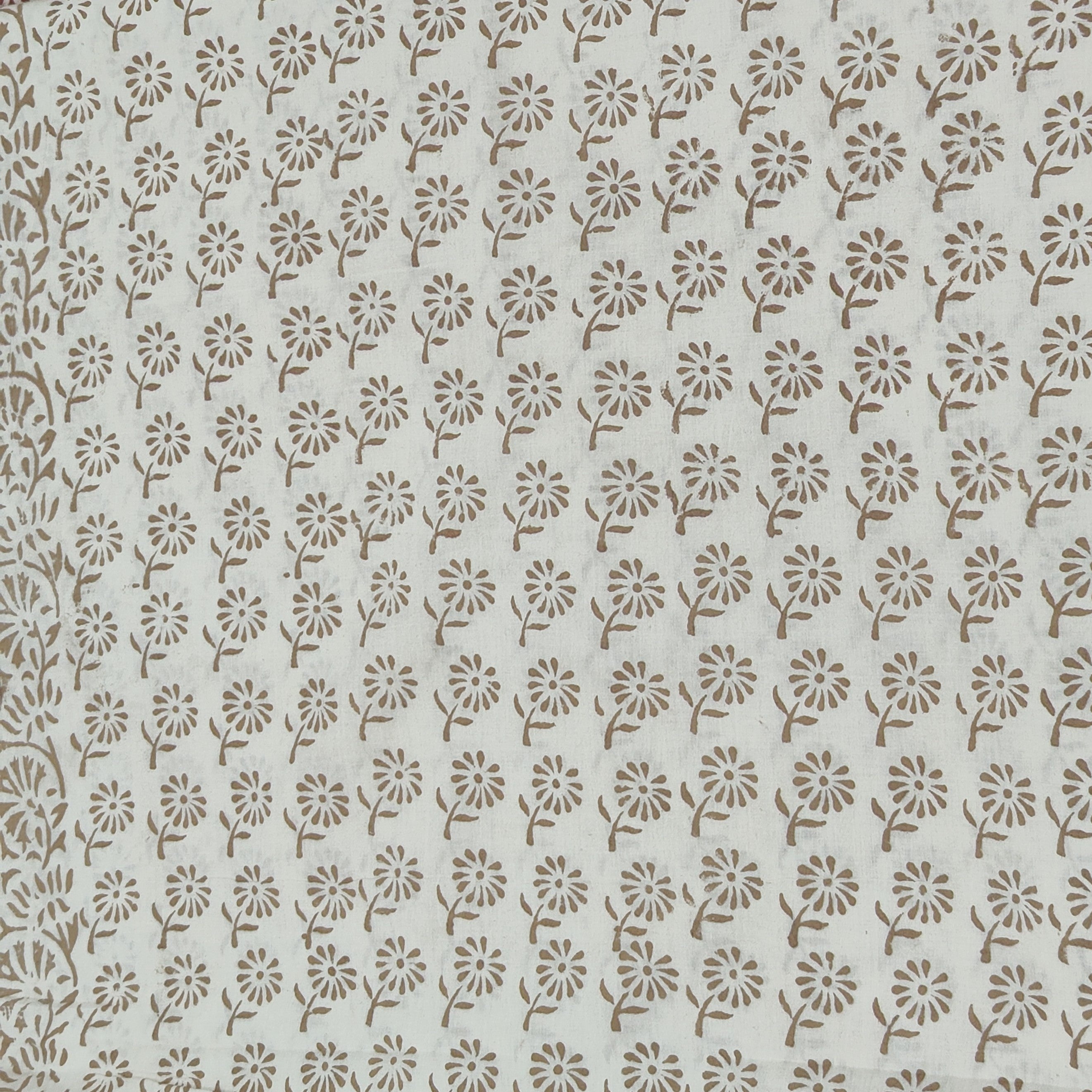 Authentic Dhar Bagh grey block print unstitched pure cotton suit set with dupatta for summer wear