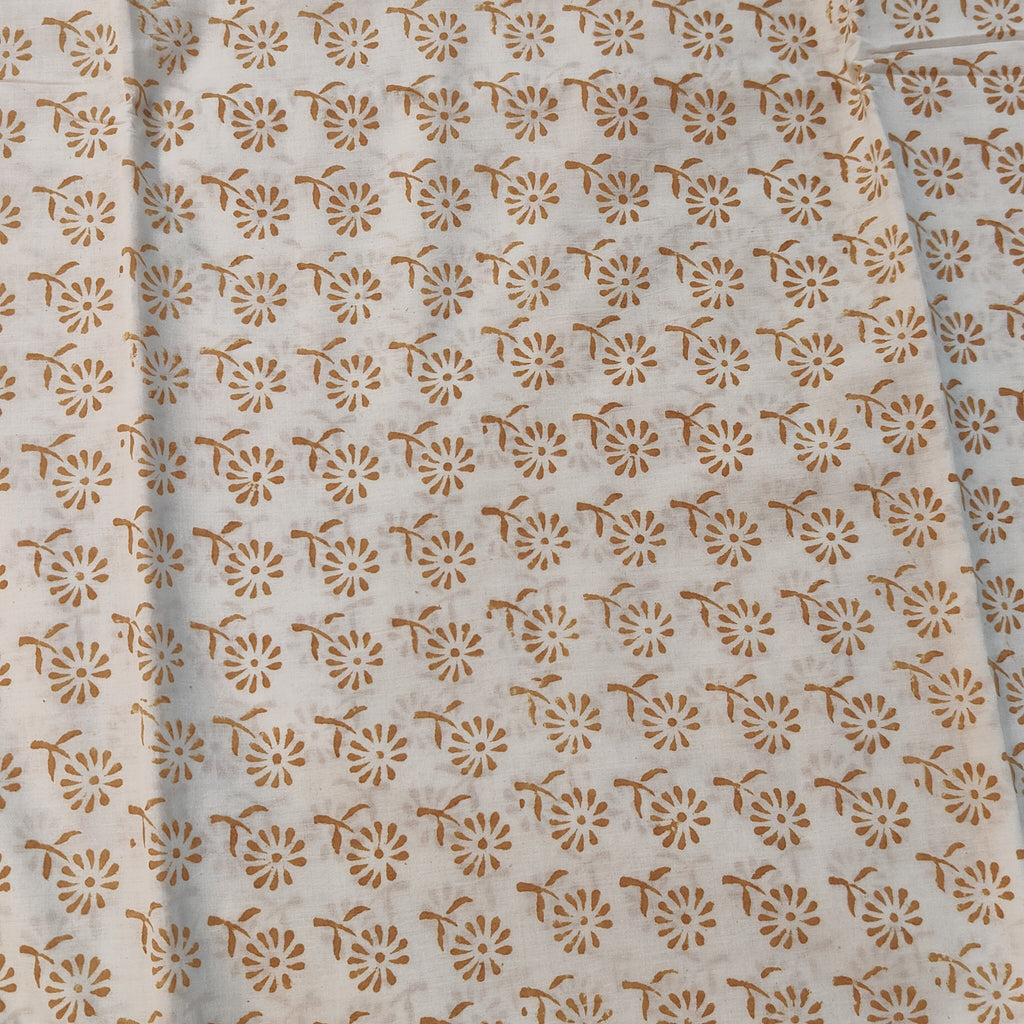 Authentic Dhar Bagh block print unstitched pure cotton suit set with dupatta for summer wear.