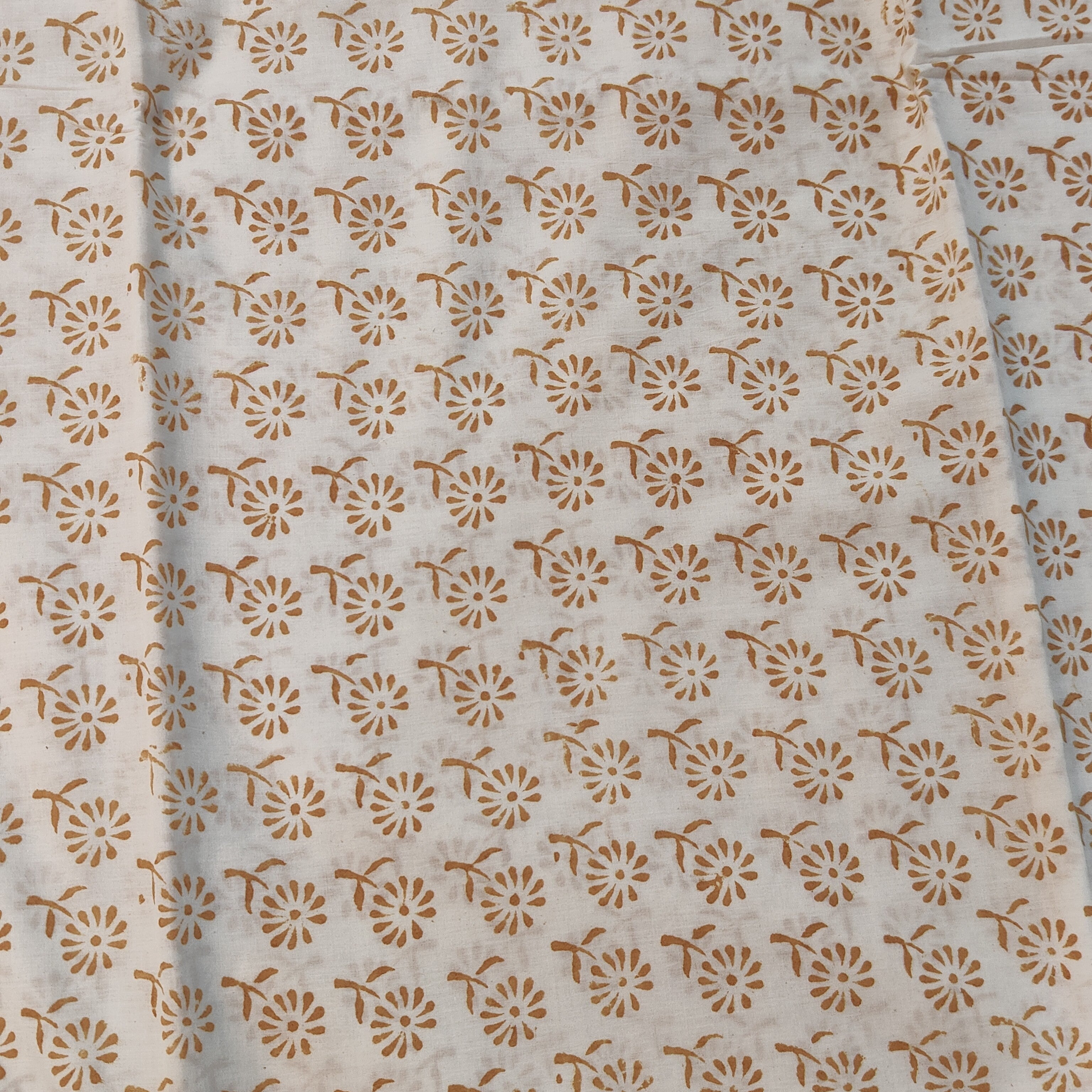 Authentic Dhar Bagh block print unstitched pure cotton suit set with dupatta for summer wear.